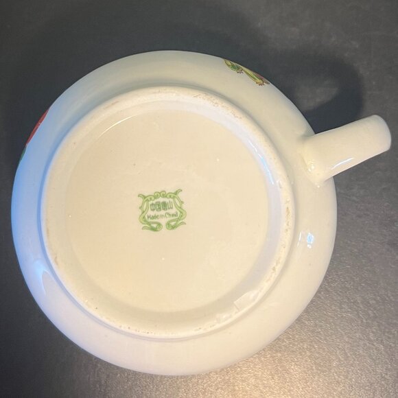 Set of 2 Vintage TOMATO SOUP Recipe Ceramic Soup Mugs Bowls ~ Country Kitchen - Picture 10 of 12